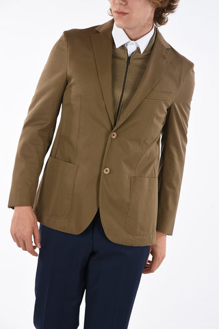 ID full zip 2-button blazer