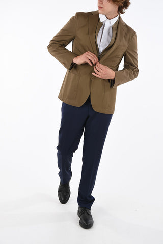 ID full zip 2-button blazer