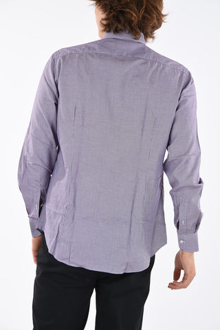 CC COLLECTION Micro Houndstooth Button Down Shirt