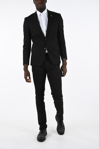 CC COLLECTION Stretchy Cotton notch lapel RIGHT 2-button suit