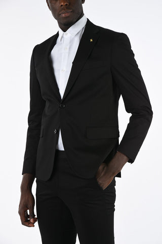 CC COLLECTION Stretchy Cotton notch lapel RIGHT 2-button suit