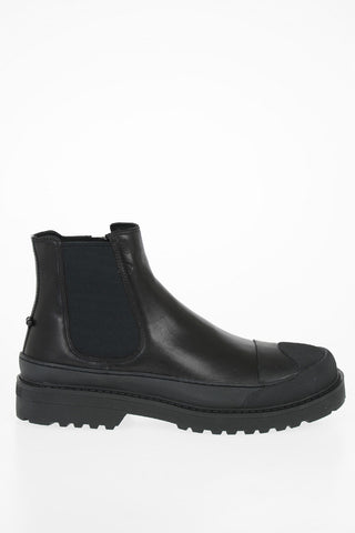 Leather MILITARY CHELSEA Ankle Boot