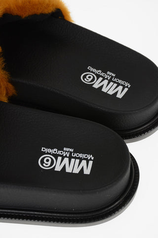 MM6 Faux Fur Slipper
