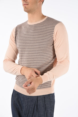 CC COLLECTION Cotton Jacquard Sweater
