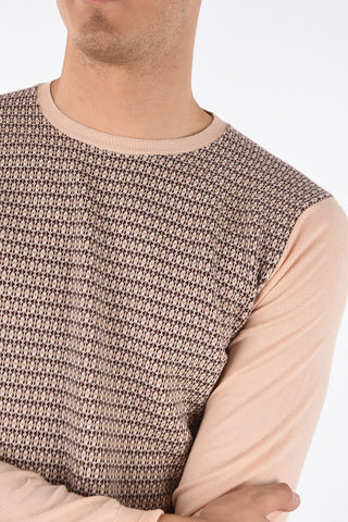 CC COLLECTION Cotton Jacquard Sweater
