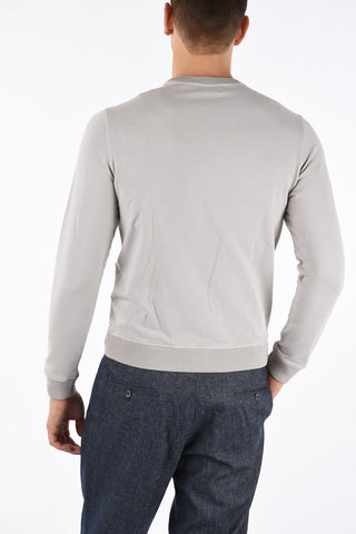 ID Crewneck Sweatshirt with Ribbed Trims