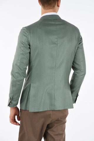 ID hopsack Silk IDENTITY 2-button blazer