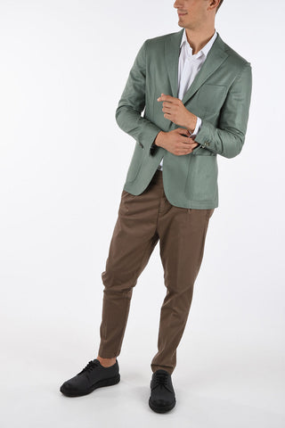ID hopsack Silk IDENTITY 2-button blazer