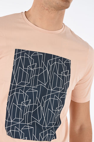 CC COLLECTION Printed Crewneck T-shirt