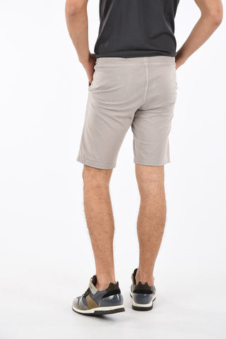 ID Brushed-cotton Shorts with Logo Patch