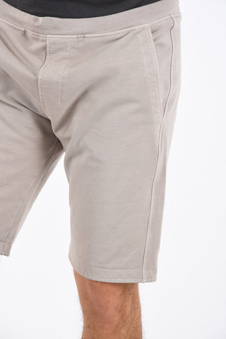 ID Brushed-cotton Shorts with Logo Patch