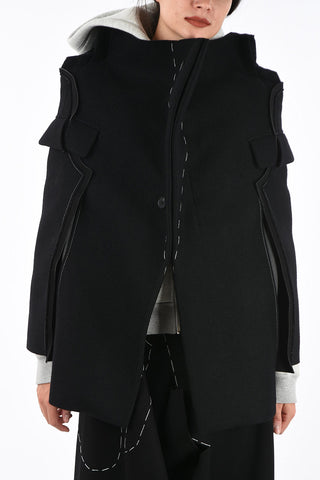 MM0 Deconstructed Wool Blend Coat
