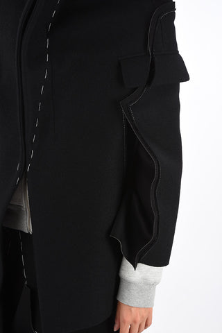 MM0 Deconstructed Wool Blend Coat