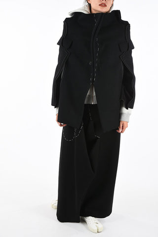MM0 Deconstructed Wool Blend Coat