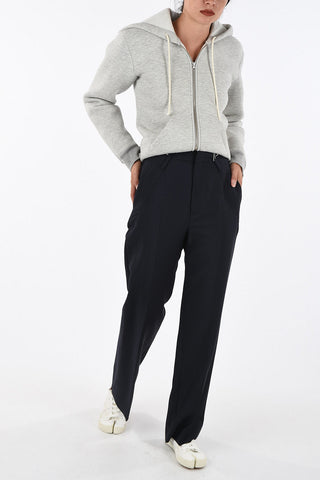 MM4 Mohair Blend High-Waisted Pants