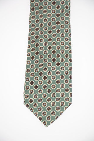 Multicolor Printed Tie Necktie Silk