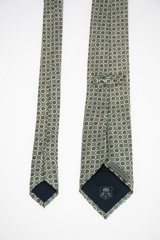 Multicolor Printed Tie Necktie Silk