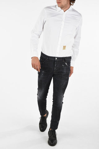 16cm Vintage Effect SKATER Jeans