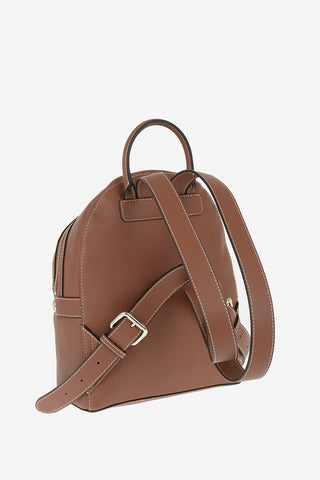 LOVE Faux Leather Embroidered Backpack