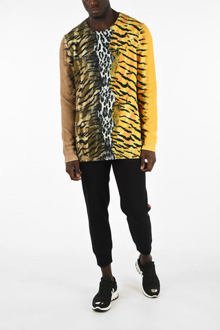 Animal Printed Loose Fit Sweater