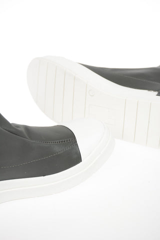 Leather High-Top Sneakers