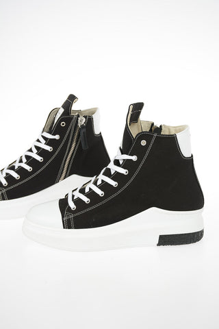 Fabric  High-Top Sneakers