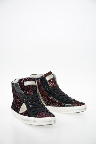 Chenille Glittered PARIS Sneakers