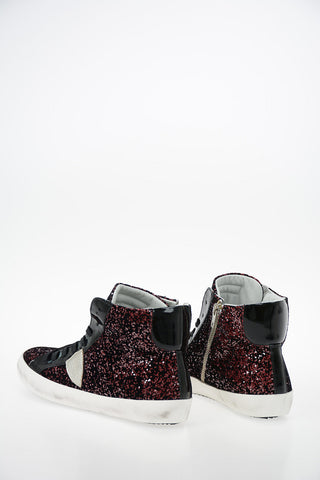 Chenille Glittered PARIS Sneakers