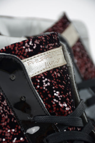 Chenille Glittered PARIS Sneakers