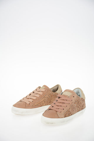 Leather Embroidered PARIS Sneakers