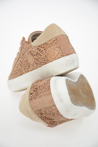 Leather Embroidered PARIS Sneakers
