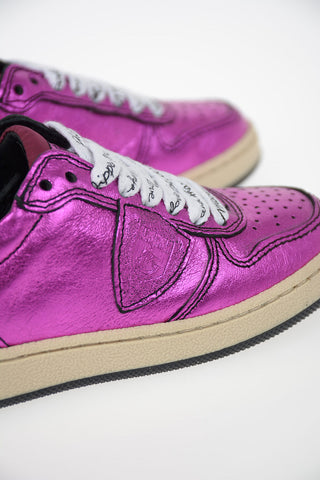 Sneakers LAKERS in Pelle Laminata