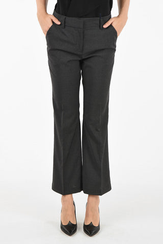 pantalone bootcut JACKIE in lana vergine