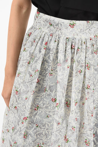 Liberty-print skirt