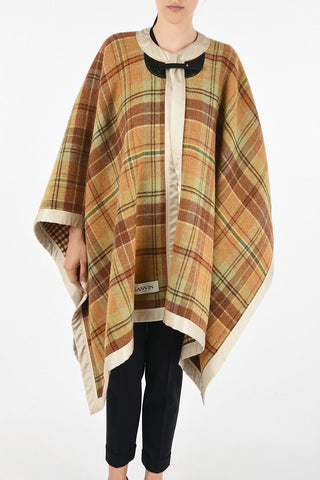 plaid cape