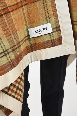 plaid cape