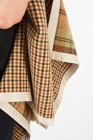 plaid cape