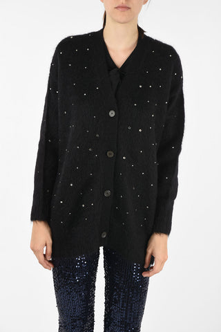 fuzzy cardigan