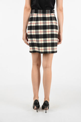 gun club check mini pencil skirt