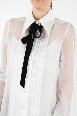 RUNWAY blusa sheer