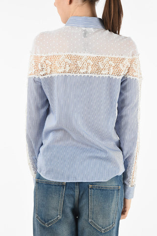 blusa awning striped e patchwork
