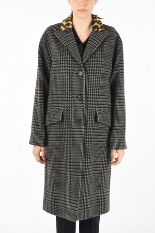 Houndstooth chesterfield coat