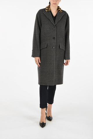 Houndstooth chesterfield coat
