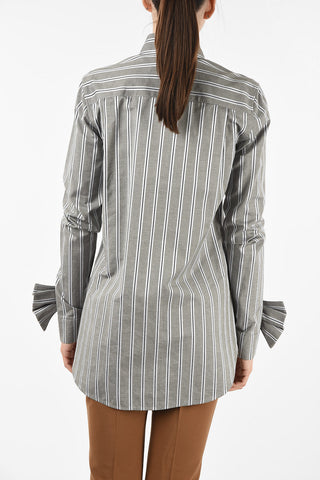 VICTORIA pencil striped blouse