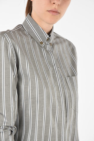 VICTORIA pencil striped blouse