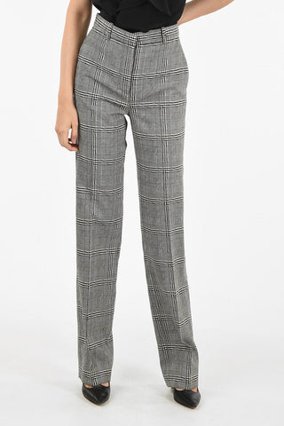 optical high-rise waist pants