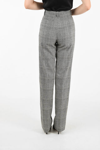 optical high-rise waist pants