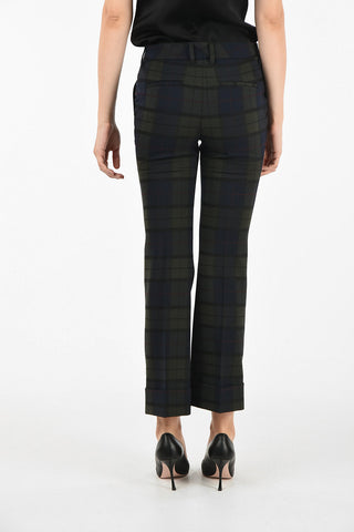 pantalone dritto MIA plaid