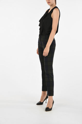 pantalone dritto MIA plaid
