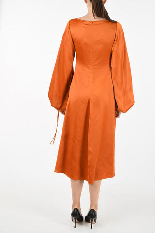 bishop sleeve midi Tunic dress